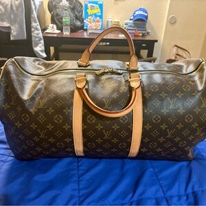 Louis Vuitton Brown Monogram Duffel Bag